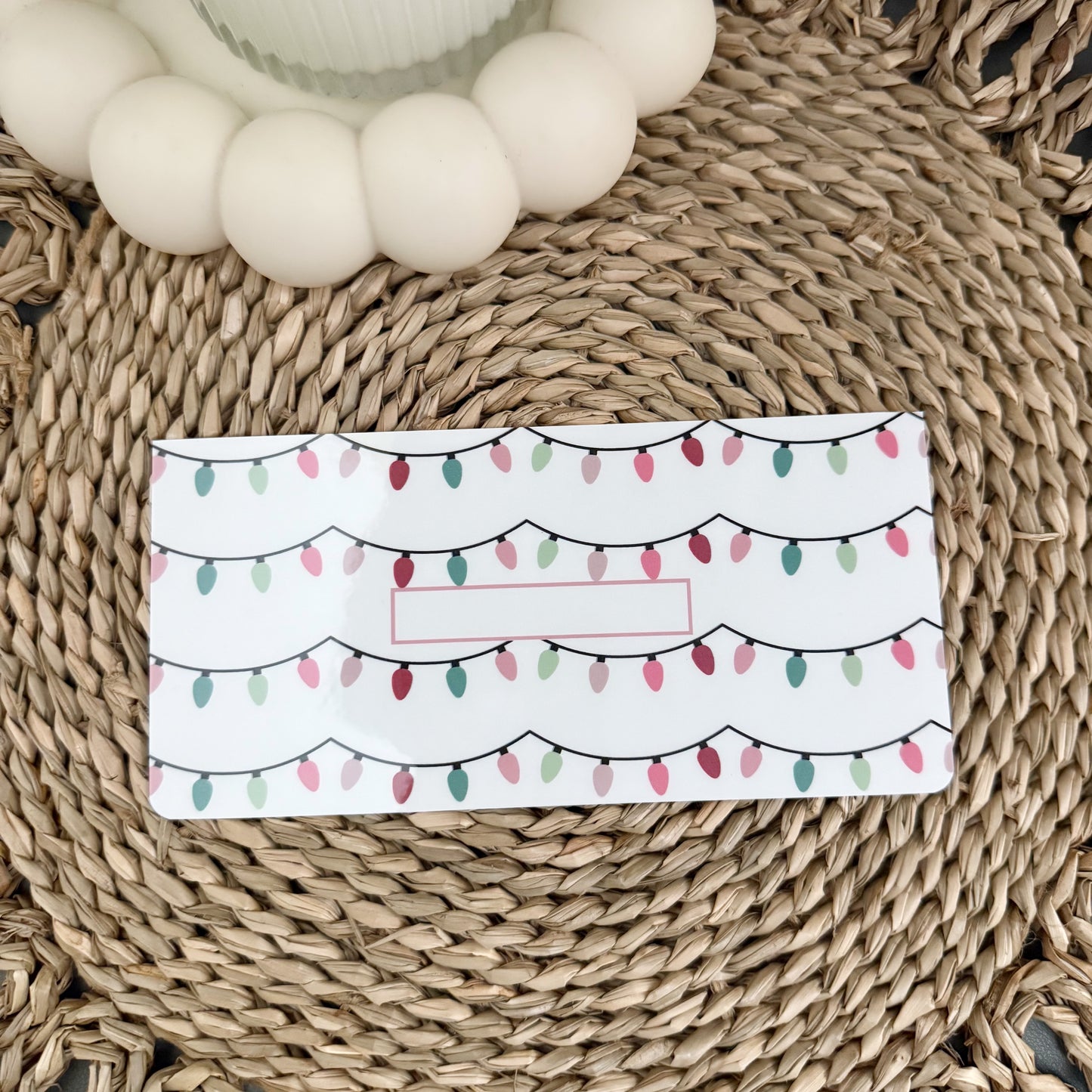 Holiday Laminated Insert Card