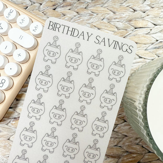 Birthday Savings Tracker