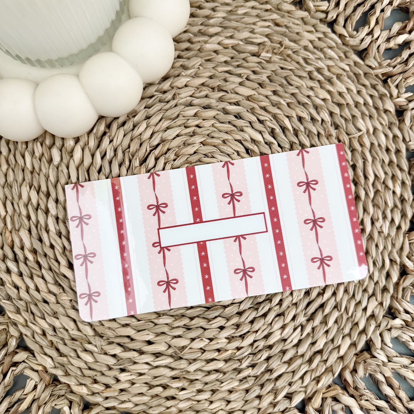 Holiday Laminated Insert Card