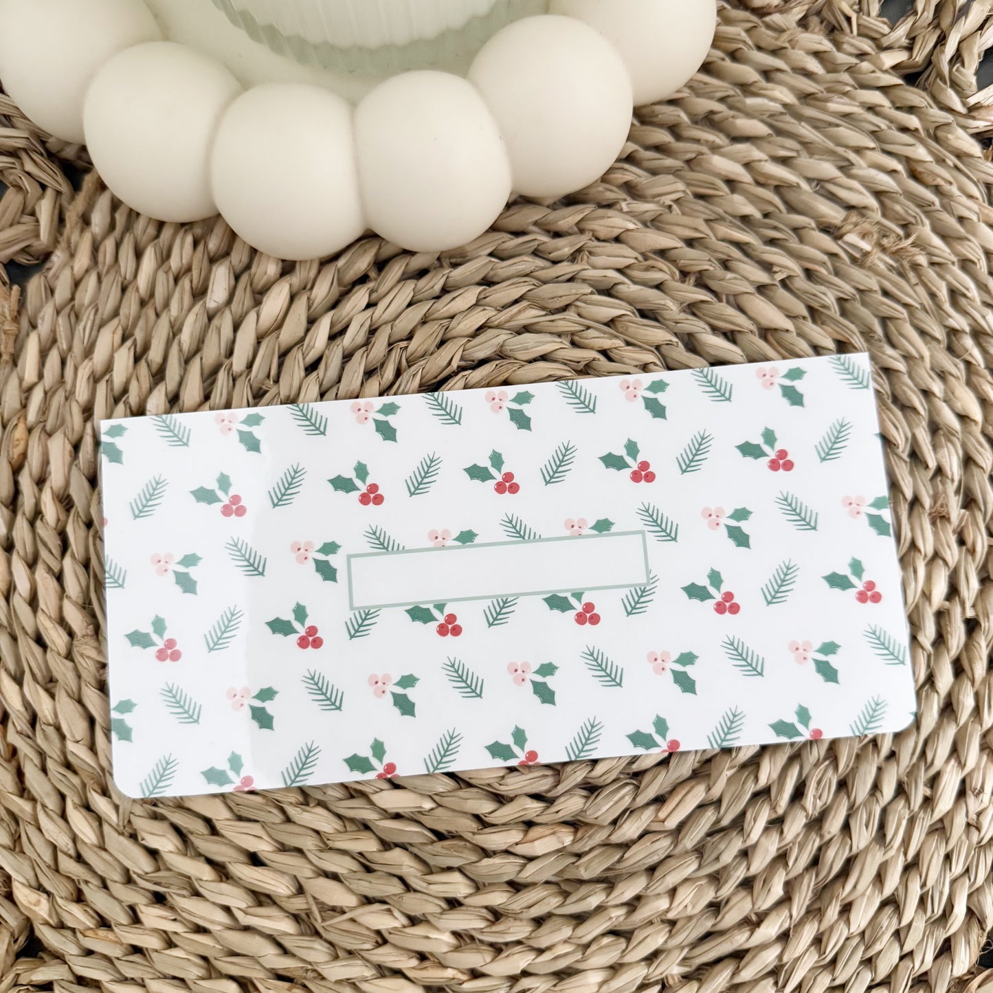 Holiday Laminated Insert Card