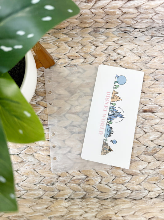 Disney World A6 Cash Envelope