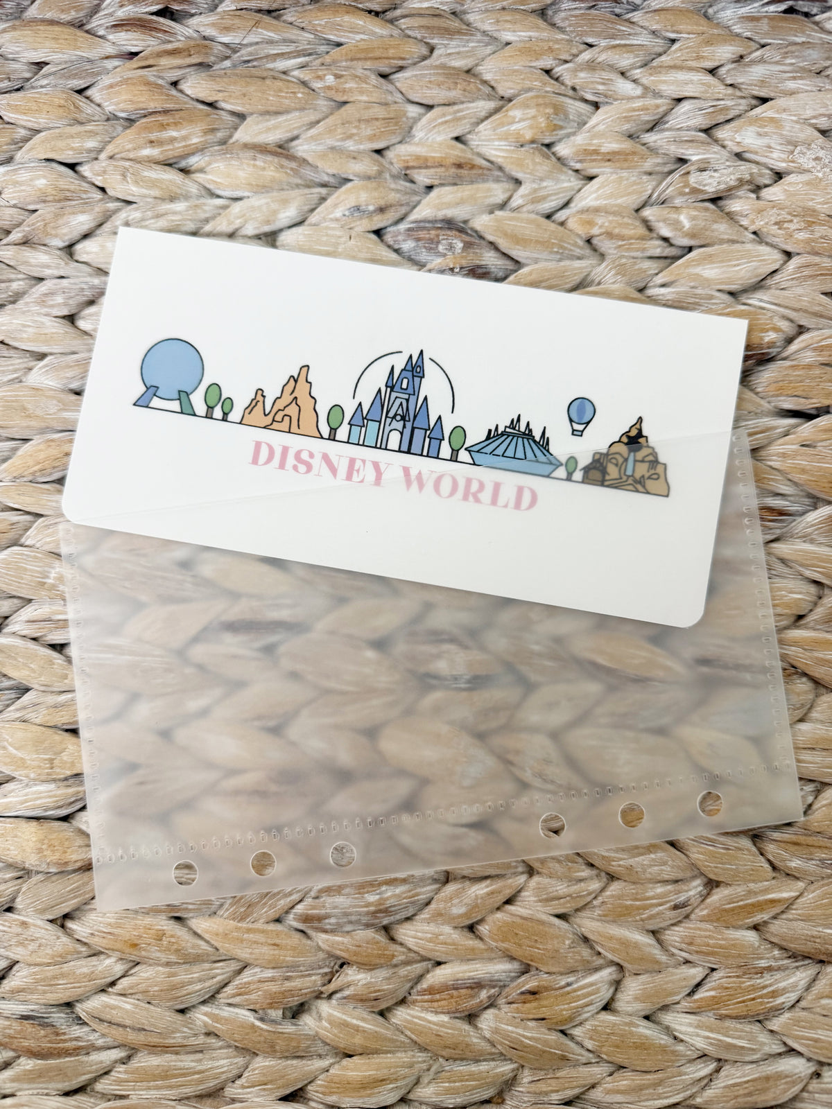 Disney World A6 Cash Envelope